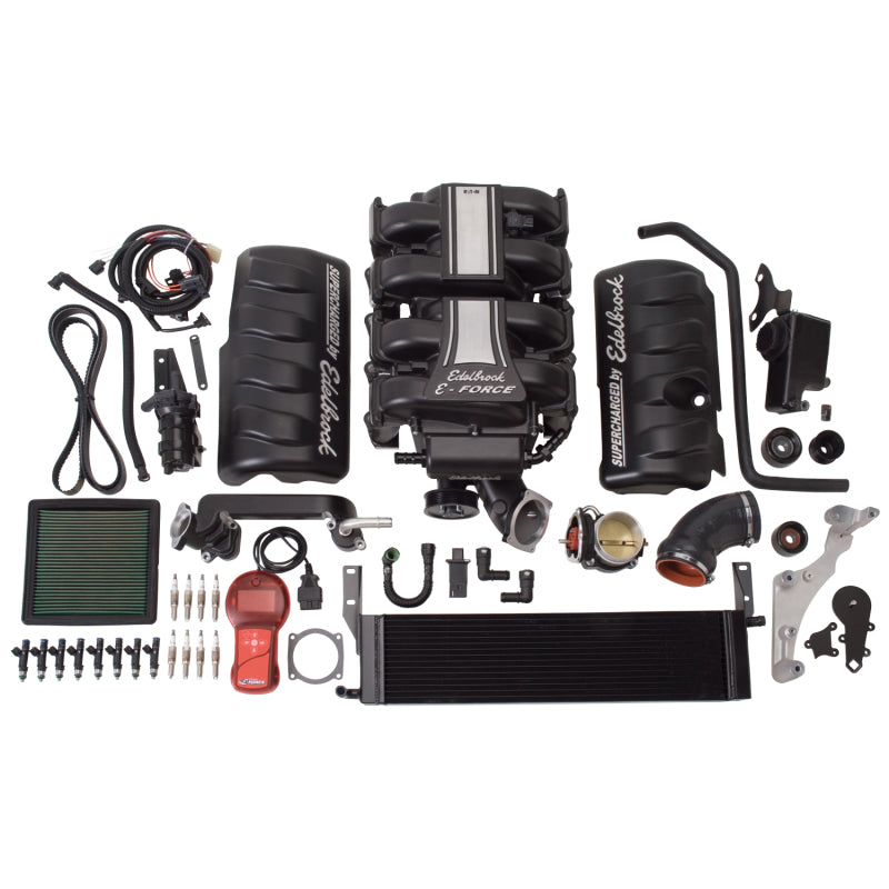 Edelbrock Supercharger, Stage 1-Street Kit, 2005-2009, Ford, Mustang, 4.6L 3V 1580 Photo - Primary