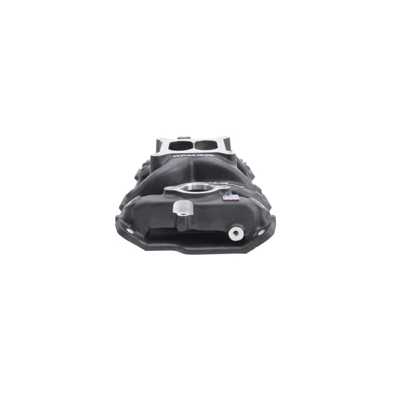 Edelbrock Intake Manifold, RPM Air-Gap, Small-Block Chevy 262-400, Black 75013 Photo - Unmounted