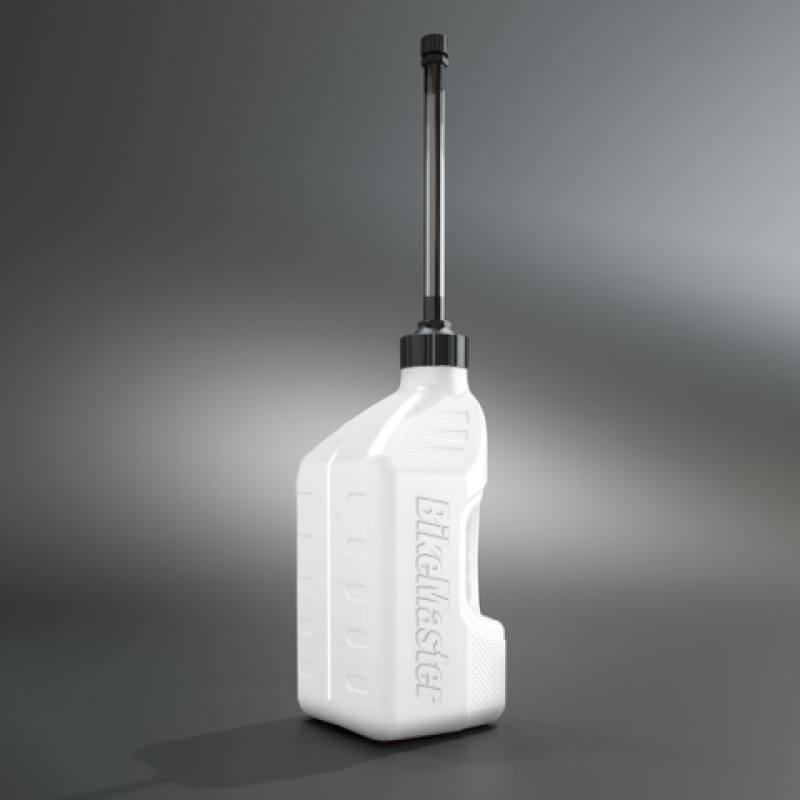 BikeMaster 2.5 Gallon White Jug Black Cap w/ Auto Shut Off Hose 101011 101011 User 1