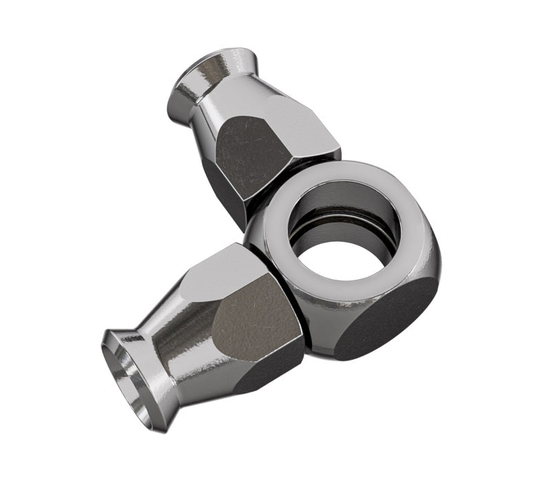 Goodridge 90 Deg Double Banjo for 3/8 or M10 Long Bolt P5096-03C P5096-03C Photo - Primary