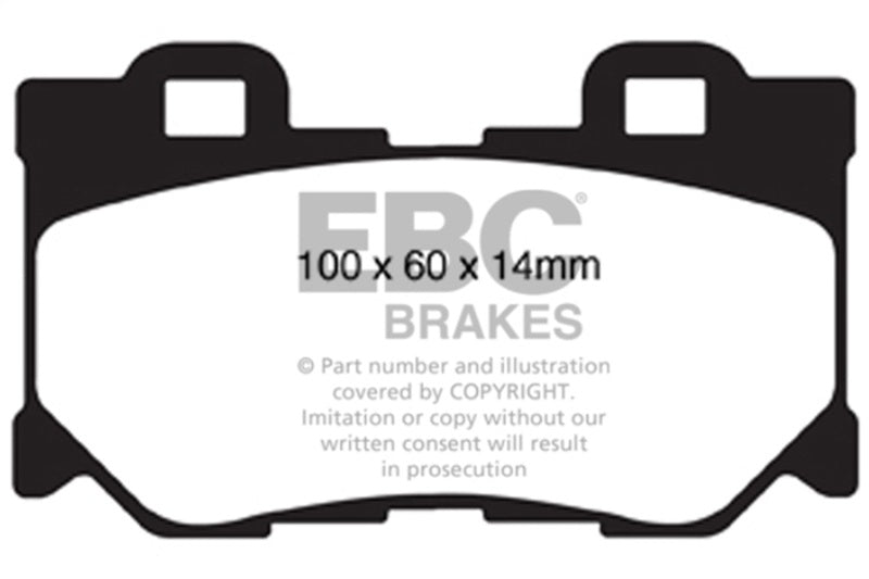 EBC 2013+ Infiniti Q50 Hybrid 3.5L Hybrid Sport Ultimax2 Rear Brake Pads UD1347 UD1347 Photo - Primary