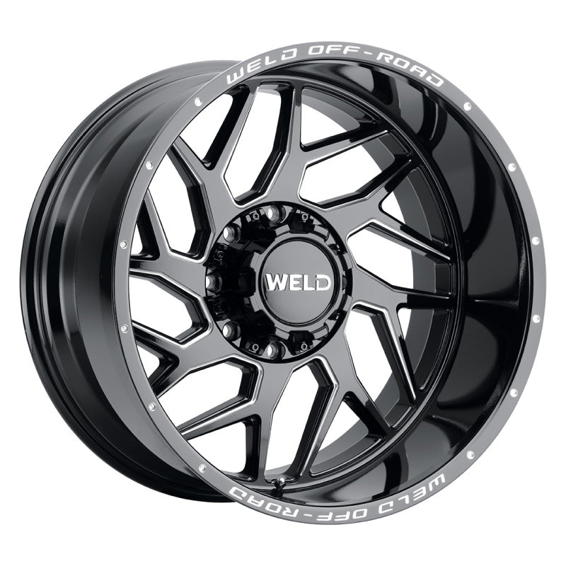 Weld Off-Road W117 22X12 Fulcrum 6X135 6X139.7 ET-44 BS4.75 Gloss Black MIL 106.1 W11722098475 W11722098475 Photo - Primary