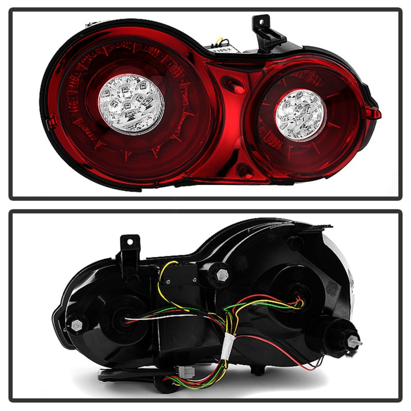Spyder 09-15 Nissan GTR LED Tail Lights Red Clear ALT-YD-NGTR09-LED-RC 5082008 5082008 Photo - Unmounted