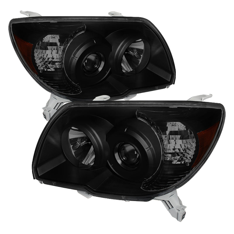 SPYDER Xtune Toyota 4Runner 06-09 Crystal Headlights Black Smoked HD-JH-T4R06-AM-BSM 9033421 9033421 Photo - Primary
