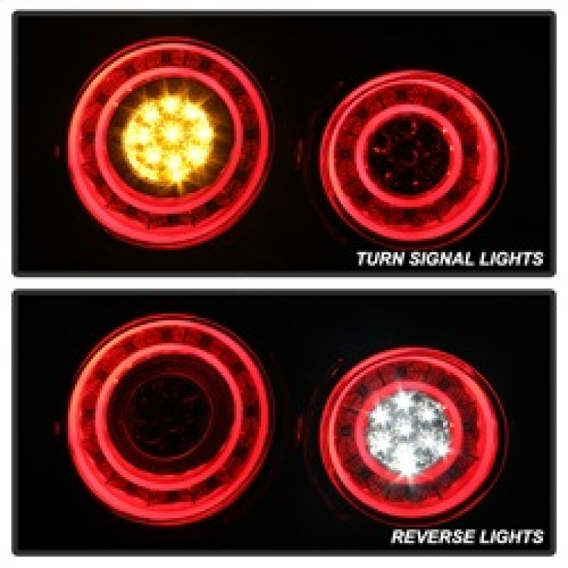 Spyder 09-15 Nissan GTR LED Tail Lights Red Clear ALT-YD-NGTR09-LED-RC 5082008 5082008 Photo - Unmounted