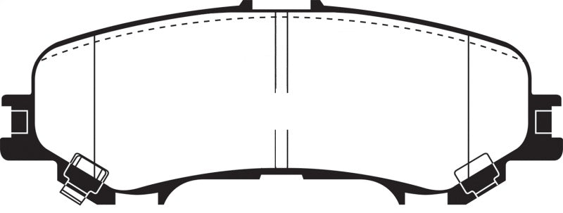 EBC 16+ Nissan Titan 5.6L Ultimax Rear Brake Pads UD2032 UD2032 Photo - Primary