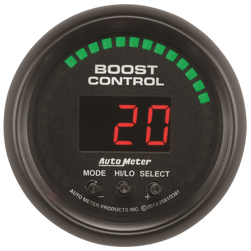 Autometer 2-1/16" Boost Controller, 30 IN HG/30 Psi, Z-Series 2681 Photo - Primary