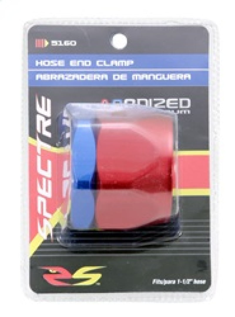 Spectre Magna-Clamp Hose Clamp 1-1/2in. - Red/Blue 5160 5160 Photo - in package