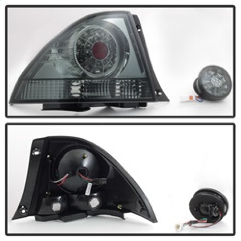 Spyder 01-03 Lexus IS300 LED Tail Lights w/Inner Trunk Lights - Smoke (ALT-YD-LIS300-LED-SET-SM) 5085054 5085054 Photo - Unmounted