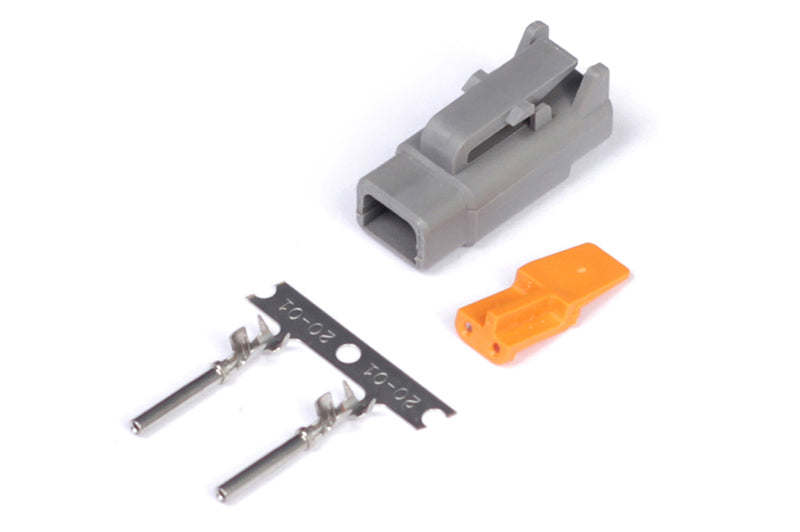Haltech Plug and Pins Only - Male Deutsch DTM-2 Connector (7.5 Amp) HT-031000 Photo - Primary