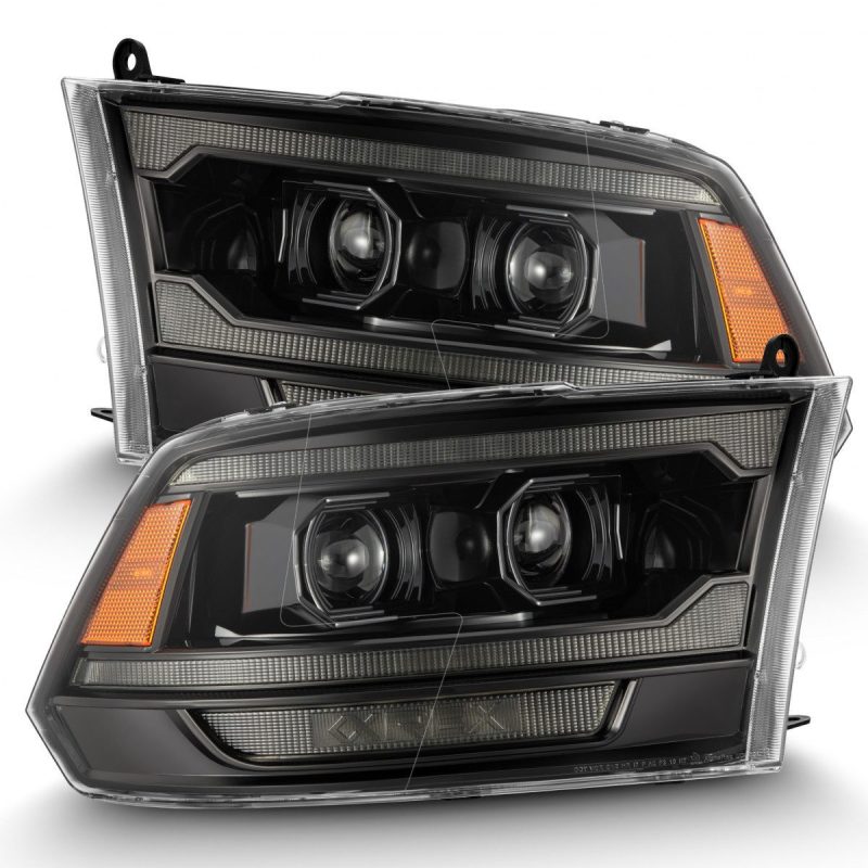 AlphaRex 09-18 Ram 2500 LUXX LED Proj Headlight Plank Style Alpha Blk w/Activ Light/Seq Signal/DRL 880560 880560 User 1