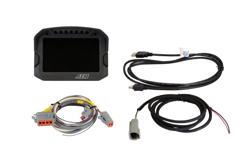 AEM CD-5G Carbon Digital Dash Display w/ Interal 10Hz GPS & Antenna 30-5602 30-5602 Photo - out of package