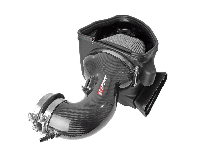 aFe 17-12 Chevrolet Camaro ZL1 (6.2L-V8) Track Series Carbon Fiber CAI System w/ Pro-DRY S Filters 57-10018D 57-10018D Photo - Unmounted