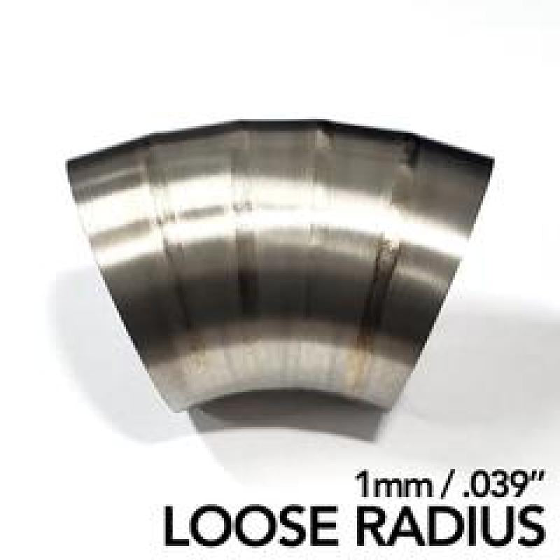 Ticon Industries 3in Welded Pie Cuts 1.6D Loose Radius 45 Deg Bend 1mm/.039in- 5pk 141-07620-1303 141-07620-1303 User 1