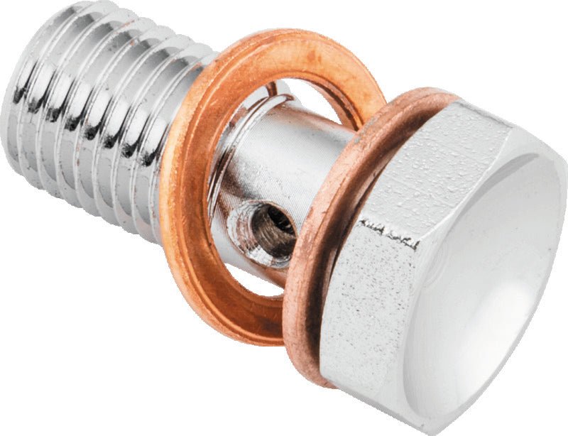 TwinPower Twin Power Chrome Brake Fitting 3/8 Inch Banjo Bolt 035957 035957 Photo - Primary