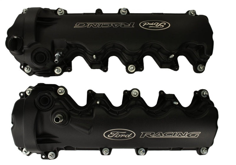 Ford Racing Black Ford Racing Coated 3-Valve Cam Covers M-6582-FR3VBLK M-6582-FR3VBLK Photo - Unmounted
