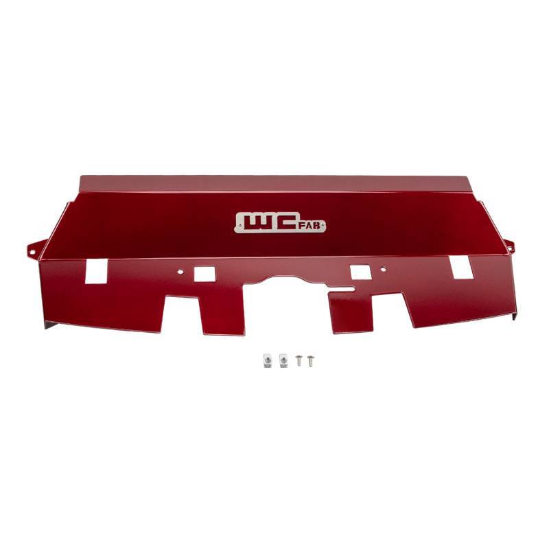 Wehrli 10-12 Cummins Fabricated Aluminum Radiator Cover - WCFab Red WCF100539-RED WCF100539-RED Photo - Primary