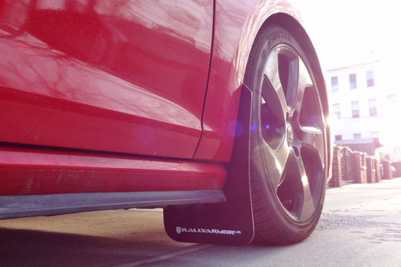 Rally Armor 2015+ MKVII VW Golf/GTI/TSI/SPORTWAGEN/ALLTRACK Mud Flaps Silver Logo 0UP44 MF37-UR-BLK/SIL User 3