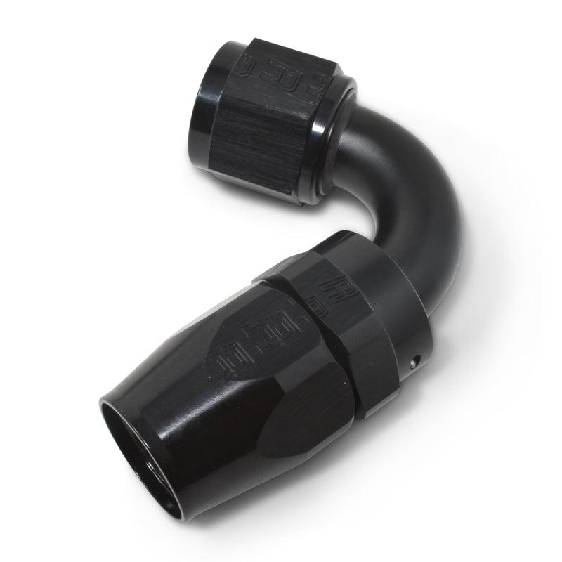Russell Performance -10 AN Black 120 Degree Full Flow Swivel Hose End 613425 613425 Photo - out of package