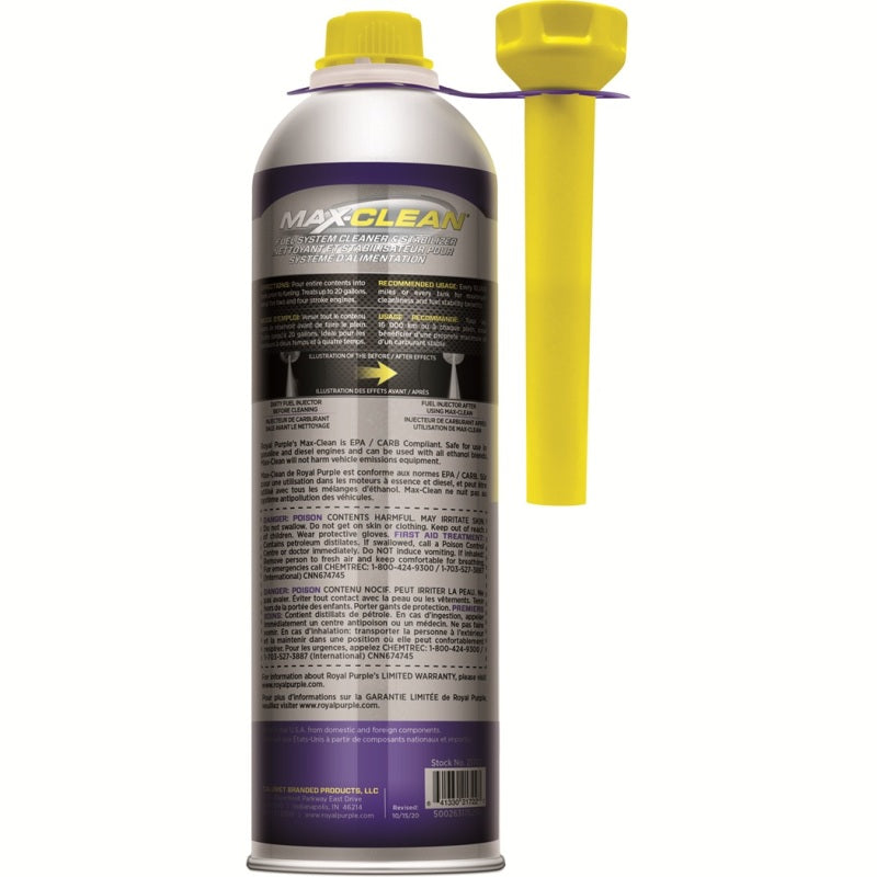 Royal Purple Max-Clean Fuel System Cleaner & Stabilizer (Canada) - 20oz 26722 26722 User 1