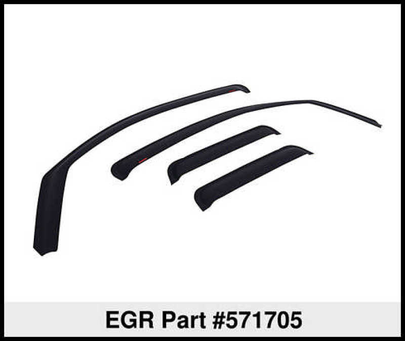 EGR 07-12 Chev Silverado 1500/2500/3500 Crw Cb In-Channel Window Visors - Set of 4 - Matte 571705 571705 Thumbnail