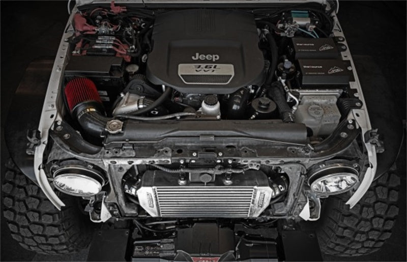 KraftWerks 12-14 Jeep Wrangler V6 3.6L Supercharger Kit w/o Tuning 150-03-1000 150-03-1000 Photo - Mounted