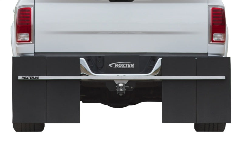 Access Roxter Universal Fit Pickups/SUVS 80in Wide Smooth Mill Finish Hitch Mounted Mud Flaps D100001 D100001 Photo - Primary