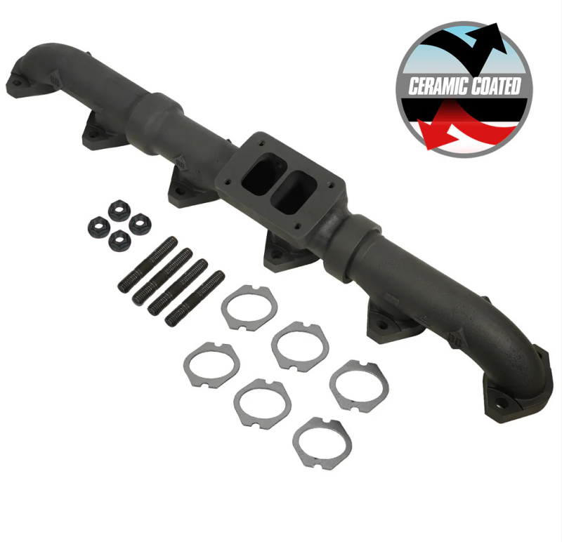BD Diesel 93-98 Caterpillar 3406E  / 99-03 C15 Non-Acert CAT T6 Ceramic Coated Exhaust Manifold 1048002 1048002 User 1