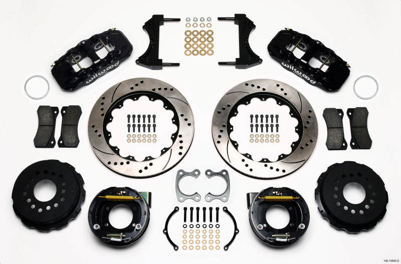 Wilwood W4A Rear P-Brk Kit,14.00",Drilled Small Ford 2.50" Offset 140-10949-D Photo - Primary