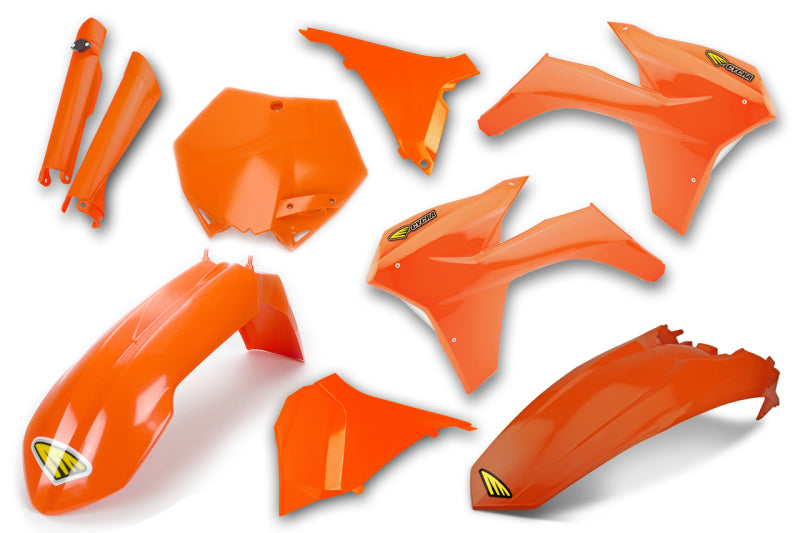 Cycra 11-12 KTM 125-450 SX/XC/SX-F/XC-F Powerflow Body Kit Orange 1CYC-9309-22 1CYC-9309-22 Photo - Primary
