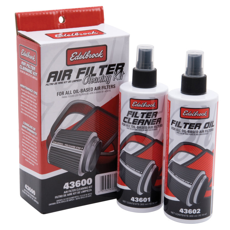 Edelbrock Air Filter Cleaning Kit, Clear Oil 43600 Photo - Primary