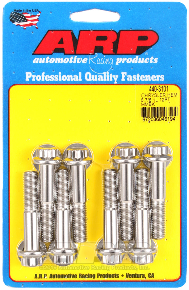 ARP Motor Mount Bolt Kit for Chrysler hemi 5.7/6.1L 440-3101 Photo - Primary