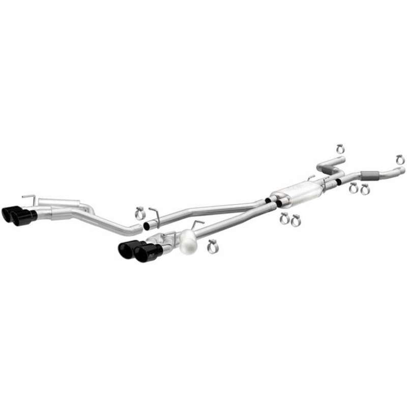 MagnaFlow 20-21 Ford Explorer 3.0L V6 Dual Exit Quad Black Chrome Tip Street Series Cat-Back Exhaust 19515 19515 User 1