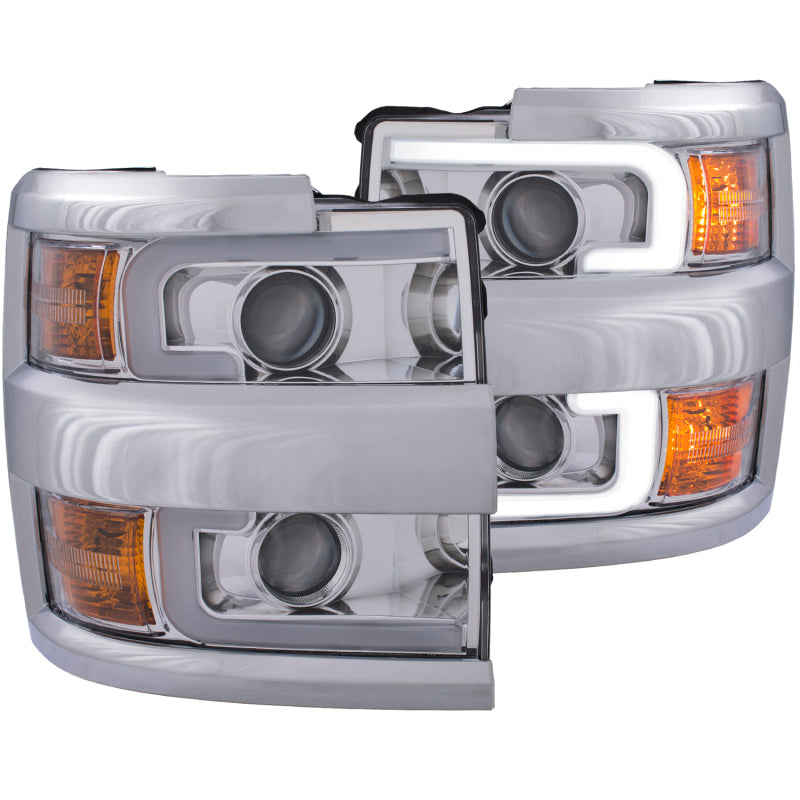 Anzo Projector Headlights 15-17 Chevrolet Silverado 2500HD / 3500HD Chrome 111366 Photo - Primary
