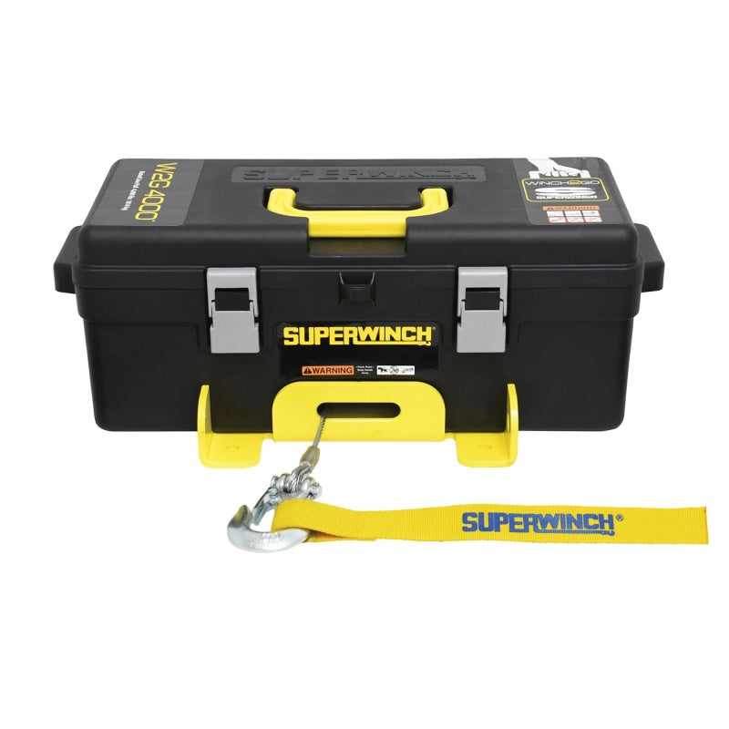 Superwinch 4000 LBS 12 VDC 3/16in x 50ft Steel Rope Winch2Go Steel Rope 1140222 1140222 Photo - Unmounted