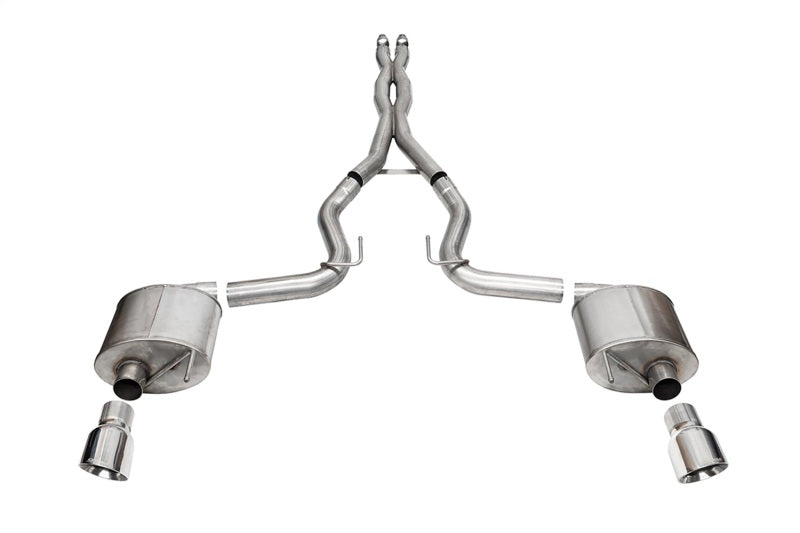CORSA Performance Corsa 2024 Ford MustangGT Sport Cat-Back Exhaust System 3.0in Dual Rear Exit w/4.5in Pro Series Tips 21254 21254 Photo - Primary