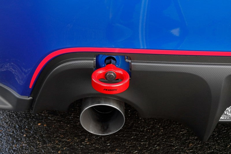 Perrin Subaru BRZ/Scion FR-S/Toyota 86 Tow Hook Kit (Rear) - Red PSP-BDY-255RD PSP-BDY-255RD Photo - Primary