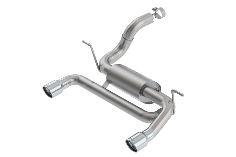 Borla 18-19 Jeep Wrangler JL/JLU 2.0L 4Cyl 2DR/4DR Axle Back Exhaust S-Type w/ 3.5in Tips 11963 11963 Photo - Primary