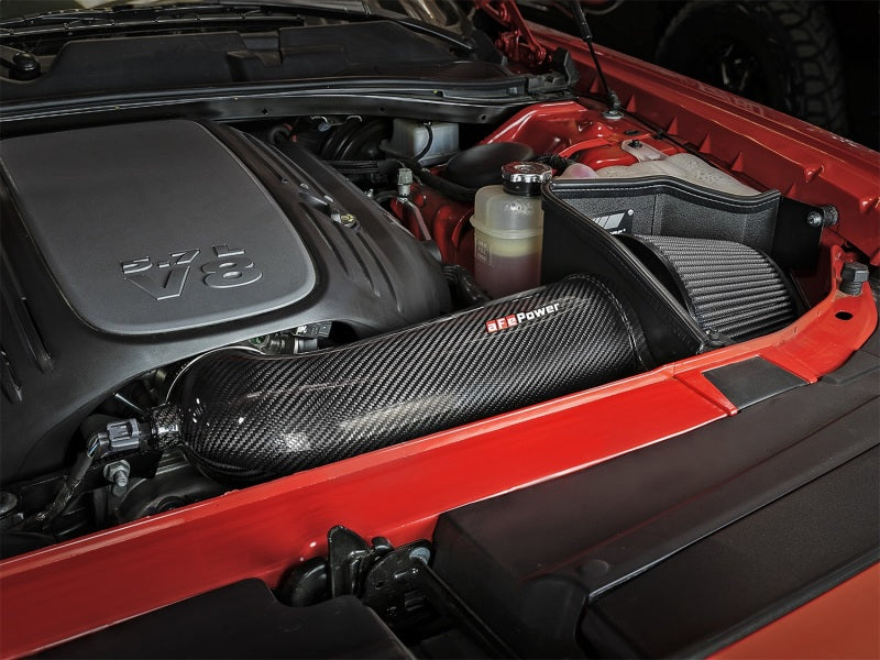 aFe Magnum Force Stage-2 Track Series Pro DRY S Carbon Fiber Intake System 51-12162-C Photo - Mounted