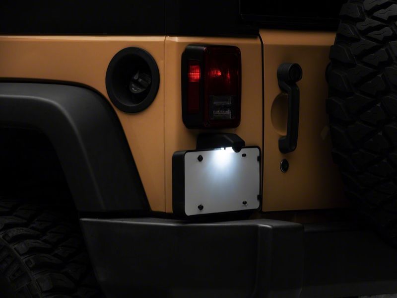 Raxiom 07-18 Jeep Wrangler JK Axial Series LED License Plate Conversion J132812 J132812 Photo - Close Up
