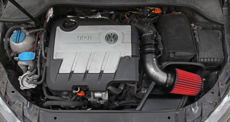 AEM Induction AEM 11-14 Volkswagen Jetta 2.0L L4 - Cold Air Intake System - Gunmetal Gray 21-763C 21-763C Photo - Mounted