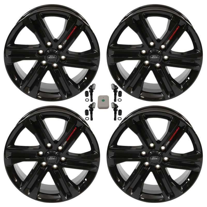 Ford Racing 2024 F-150 20x8.5in Gloss Black Wheel Kit M-1007K-S2085F15BA M-1007K-S2085F15BA Photo - Primary