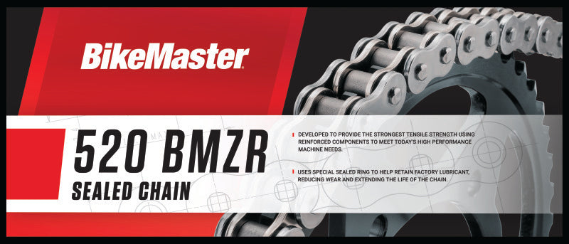 BikeMaster 520x120 BMZR Z-Ring Chain - Black/Chrome 197401 197401 User 1