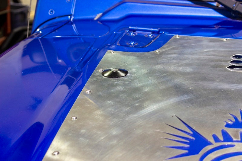 Kentrol 97-19 Jeep Wrangler JK/TJ Hood Bumper Deletes Polished Stainless Steel 30723 30723 Photo - Primary