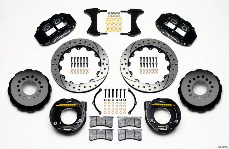 Wilwood FNSL4R Rear P-Brk Kit, 12.88", Drilled, Chevy C-10, 2.42 Offset 5-lug 140-10093-D Photo - Primary