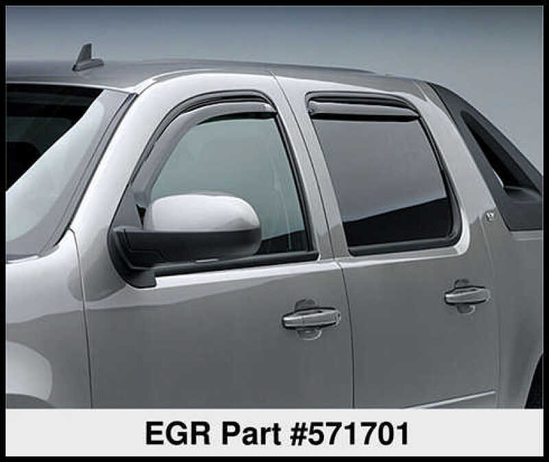 EGR 07+ Chev Suburban/GMC Yukon XL In-Channel Window Visors - Set of 4 (571701) 571701 571701 Thumbnail
