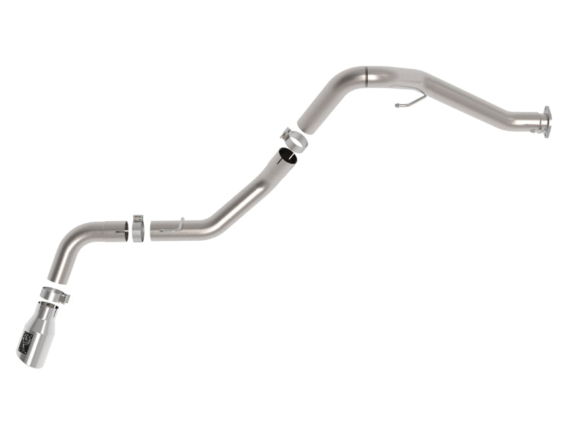 aFe 2021+ Jeep Gladiator V6-3.0L (td) Vulcan Series 3in 304 SS DPF-Back Exhaust System - Polishd Tip 49-38093-P 49-38093-P Photo - Unmounted