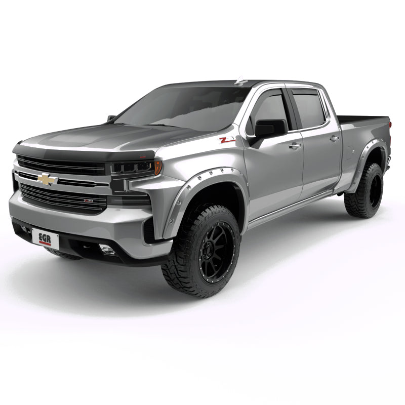 EGR 2019 Chevy 1500 Color Match Style Fender Flare - Set - Switchblade Silver 791694-GAN 791694-GAN Photo - Primary