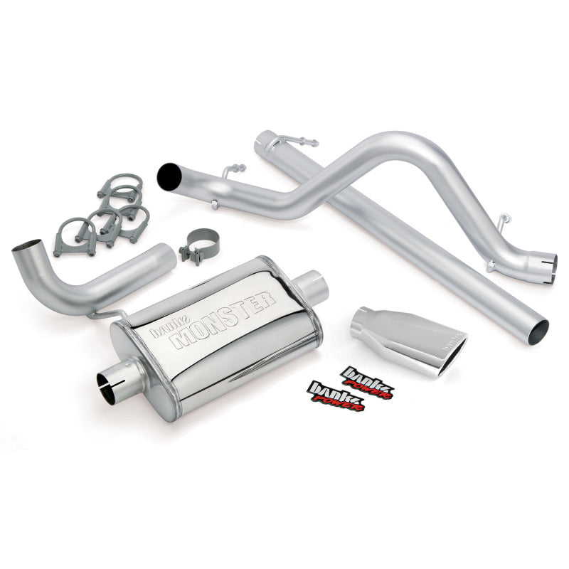Banks Power 07-11 Jeep 3.8L Wrangler - 2dr Monster Exhaust System - SS Single Exha 51321 Photo - Primary