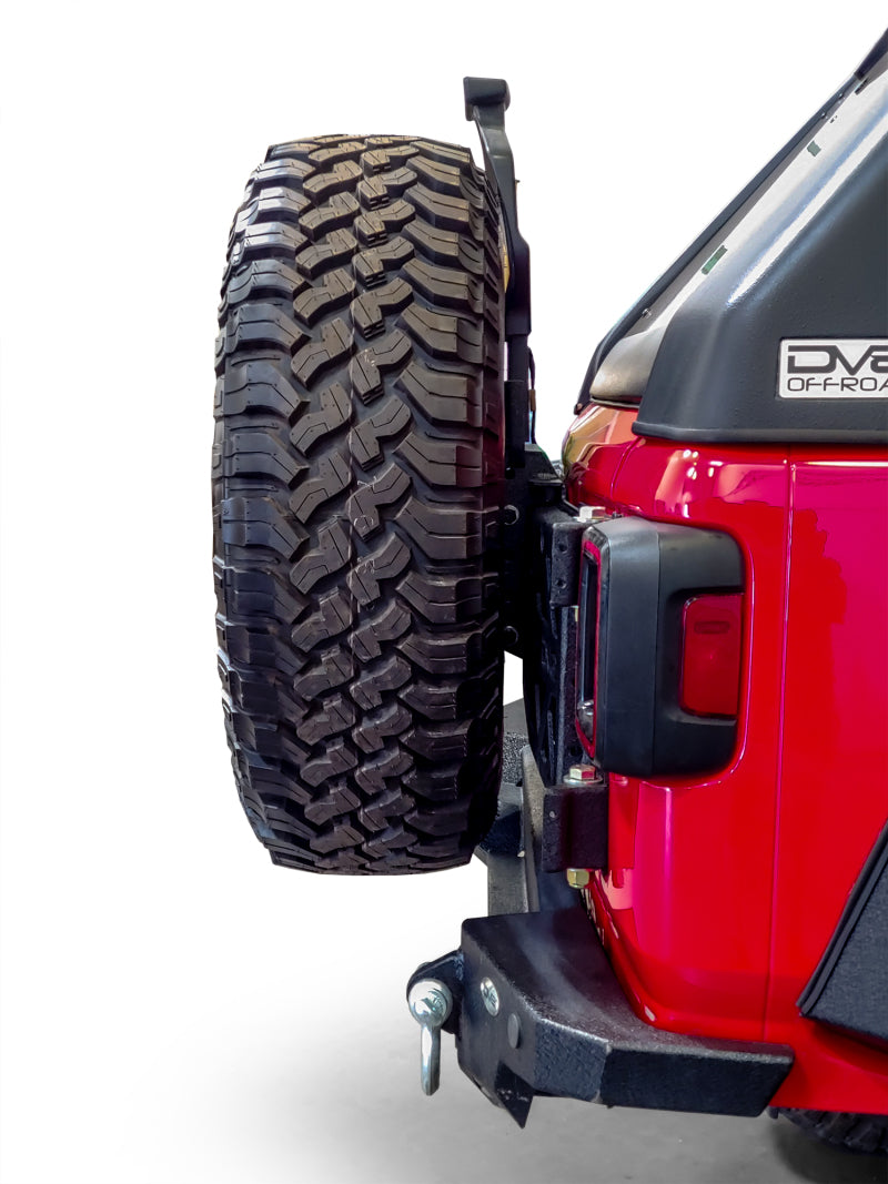 DV8 Offroad 2018+ Jeep Wrangler Tire Carrier TCJL-03 TCJL-03 Photo - Mounted
